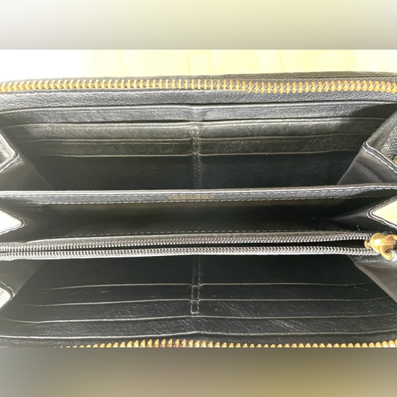 Coach Pleated leather Wallet Coach Madison wallet coach gathered leather wallet - Picture 8 of 16